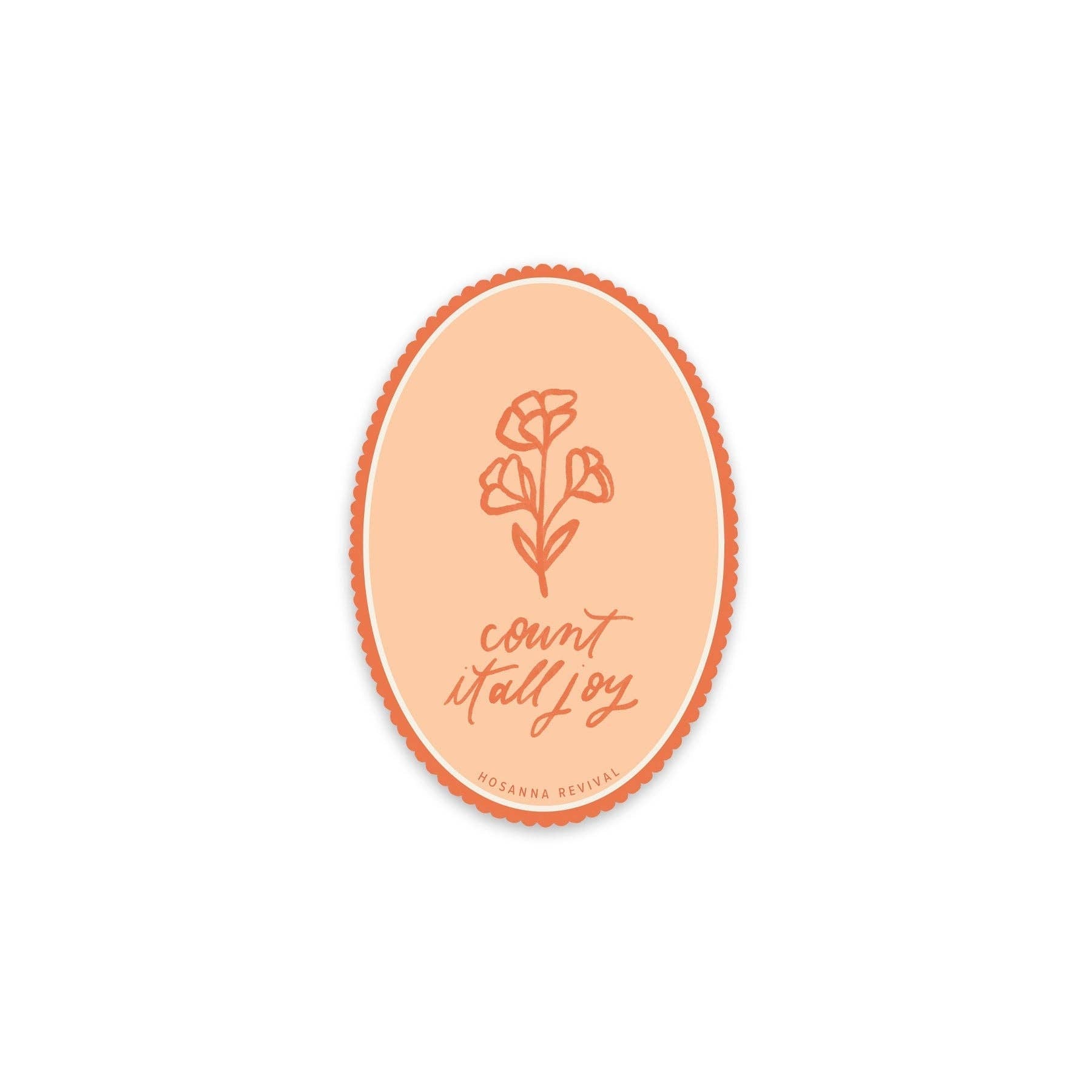 Count It All Joy Sticker - She Chester