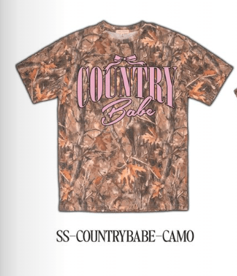 Country Babe Camo Tee - She Chester