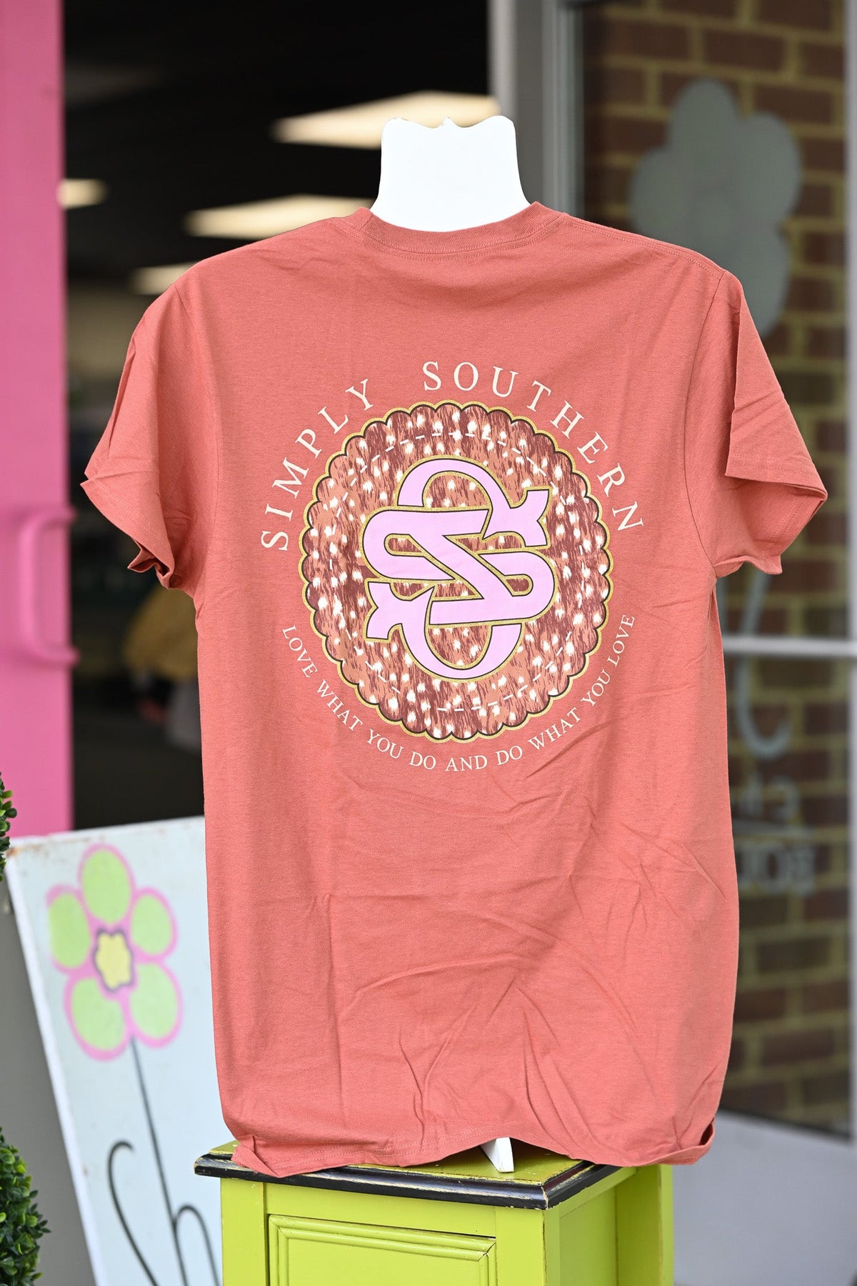 Cow Print Logo Tee - She Chester