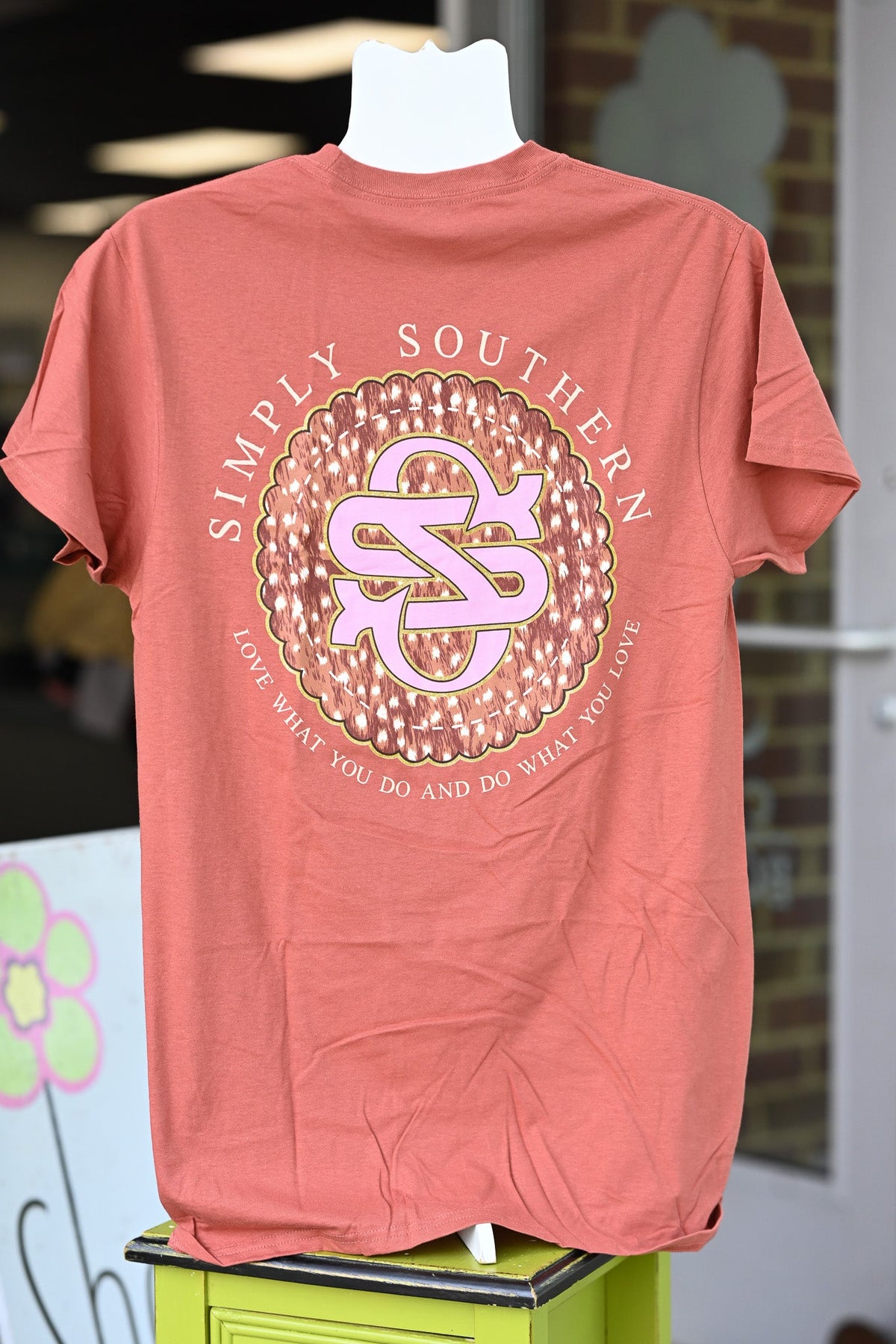 Cow Print Logo Tee - She Chester