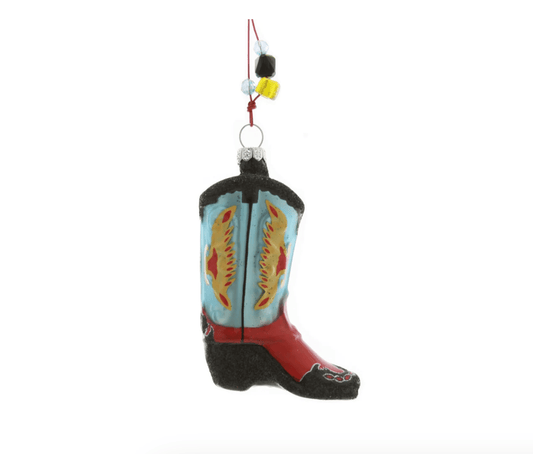 Cowboy Boot Ornament - She Chester