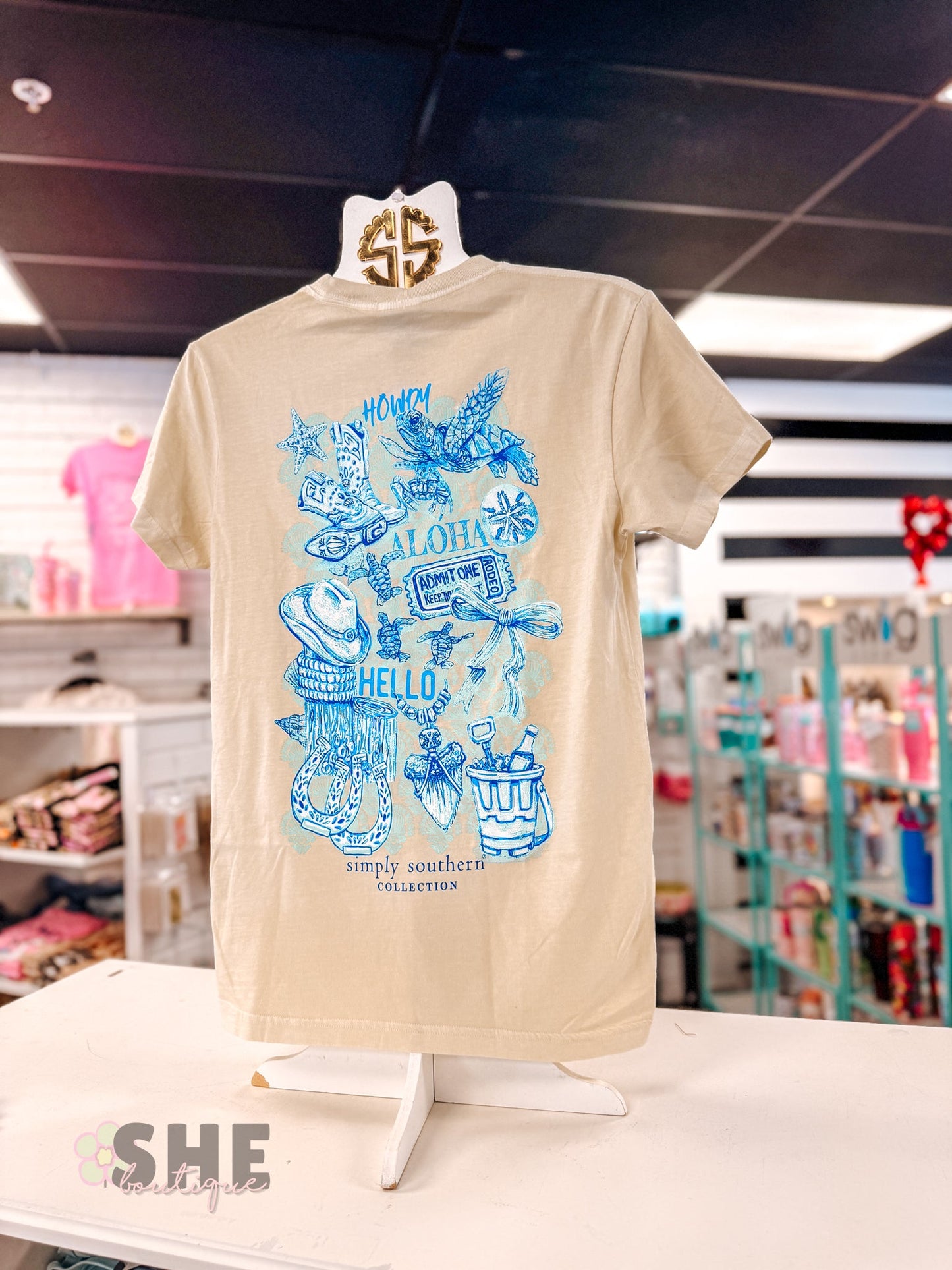 Cowboy Mineral Wash Tee - She Chester