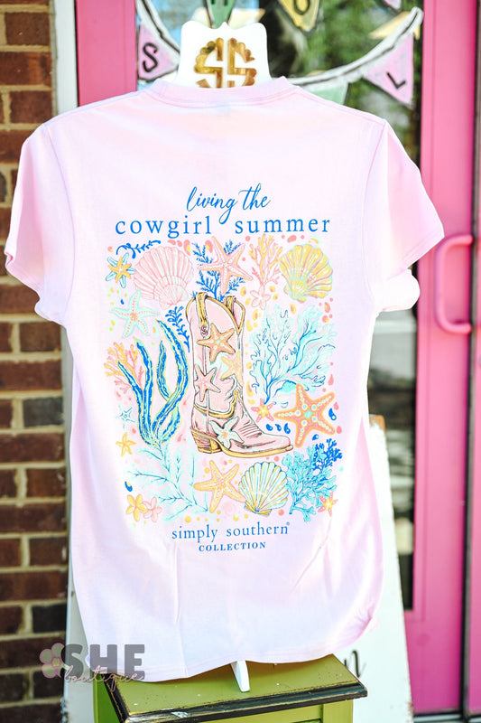 Cowgirl Summer Mineral Wash Tee - She Chester
