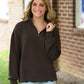 Cozy Coffee Scallop SS Zip - She Chester