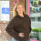 Cozy Coffee Scallop SS Zip - She Chester