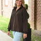 Cozy Coffee Scallop SS Zip - She Chester