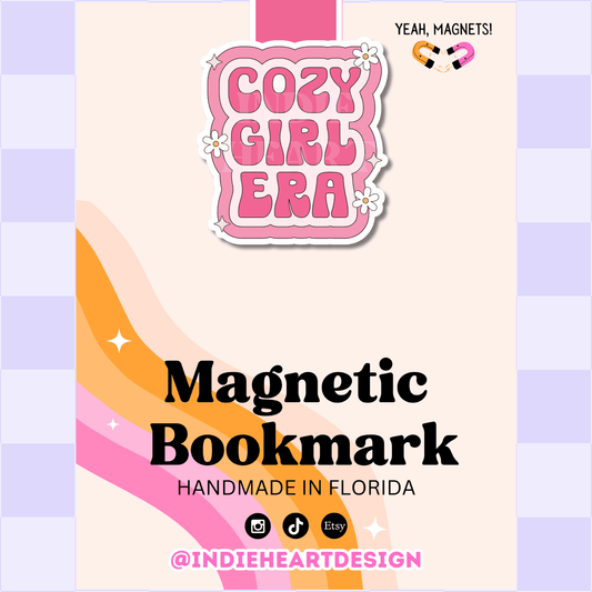 Cozy Girl Era | Magnetic Bookmark: No - She Chester