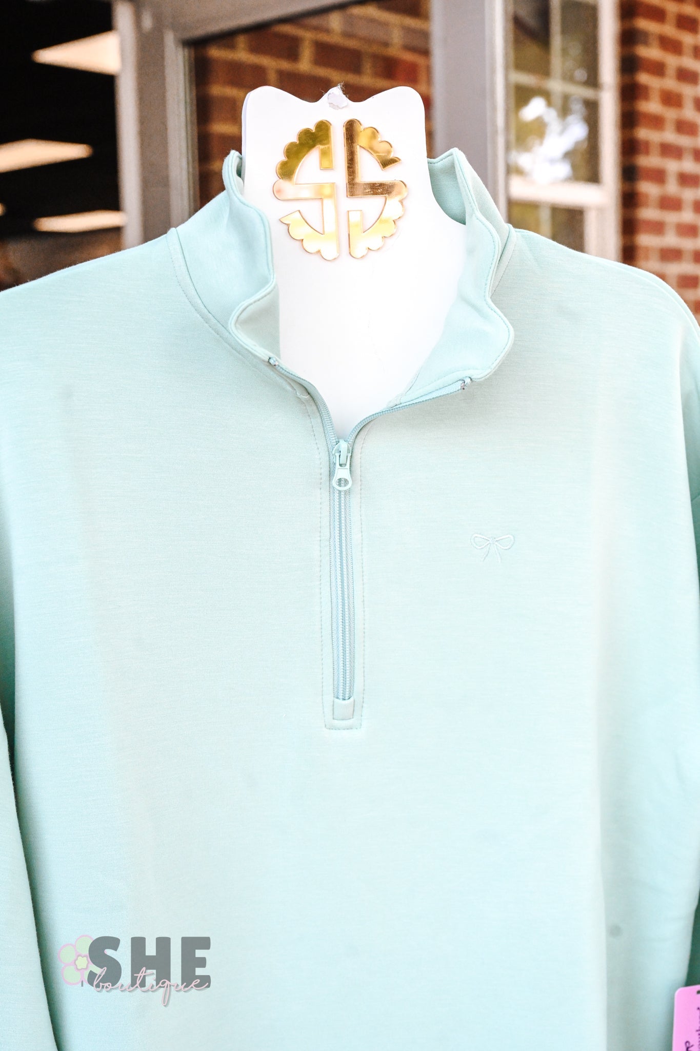 Cozy Harbor Scallop SS Zip - She Chester