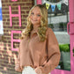 Cozy Mocha Pull SS Zip - She Chester
