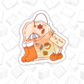 Cozy Reader Autumn Tea Sticker – Bookish Fall, Glossy Vinyl: 2.5" - She Chester