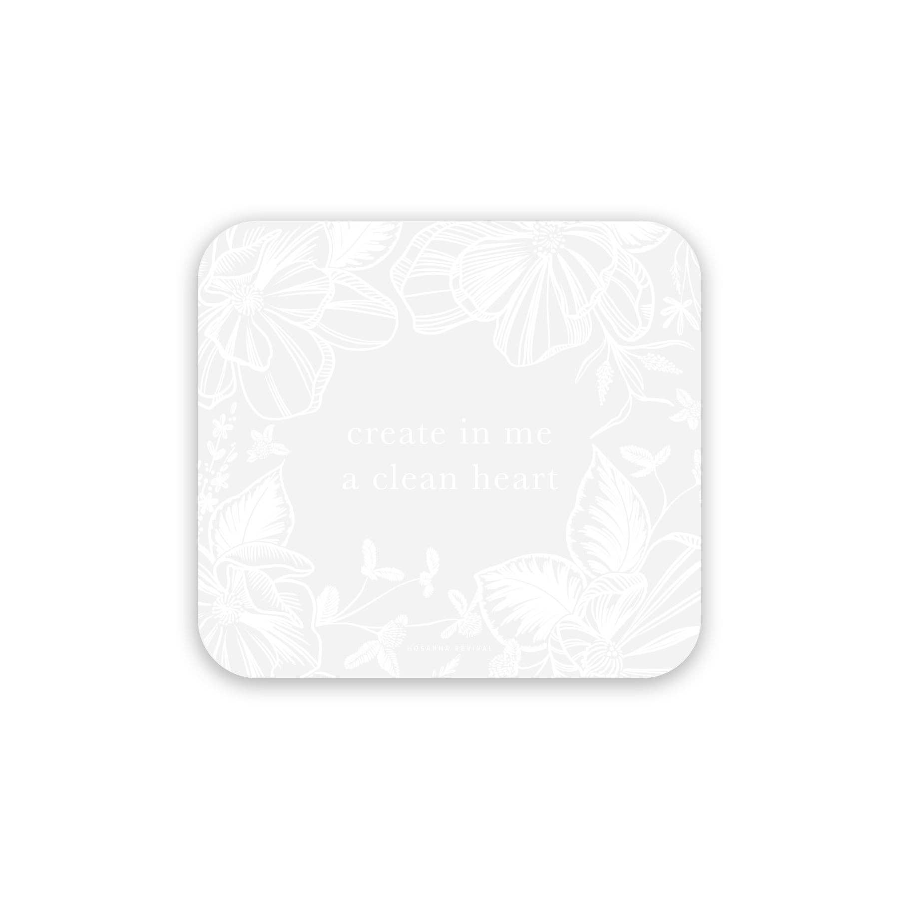 Create in Me a Clean Heart Sticker - She Chester