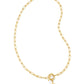 Cross Gold Link And Chain Necklace - She Chester