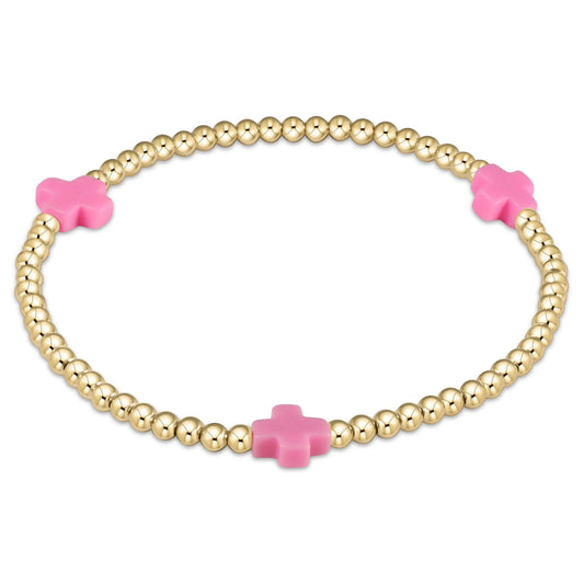 Signature Cross 3mm - Bright Pink