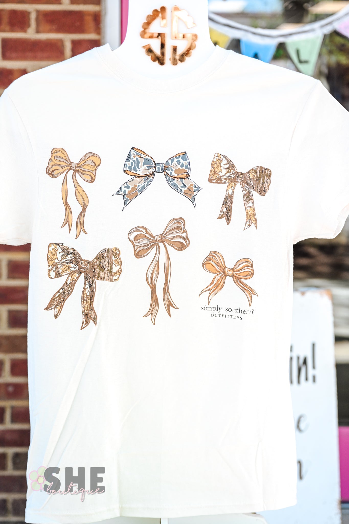 Cute Camo Bows Tee - She Chester