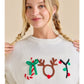 Christmas Joy White Sweater