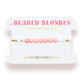 Teacher Pastel Pink Letter Bracelet: Standard 6.75 inch / Gold