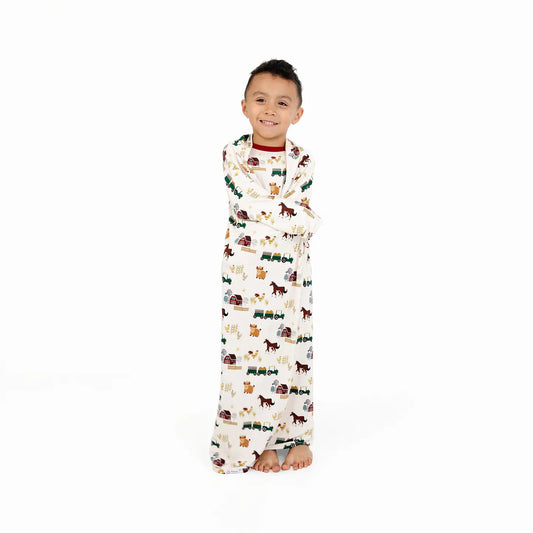 On The Farm Luxury Bamboo Blanket
