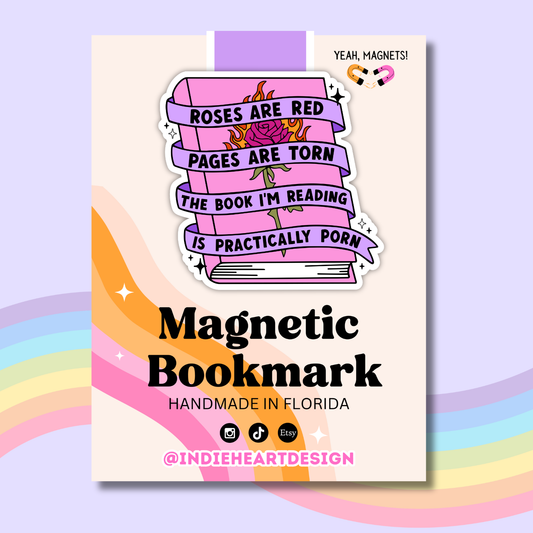 Smut Poem Magnetic Bookmark 