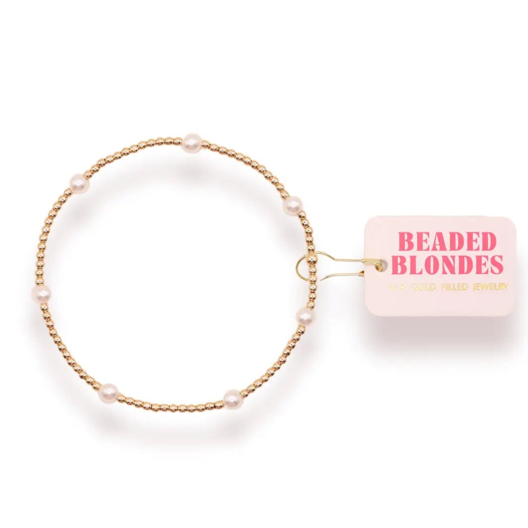 Dainty Madi Pearl BB Standard Bracelet - She Chester