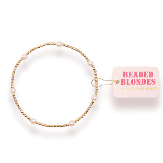 Dainty Madi Pearl BB Standard Bracelet - She Chester