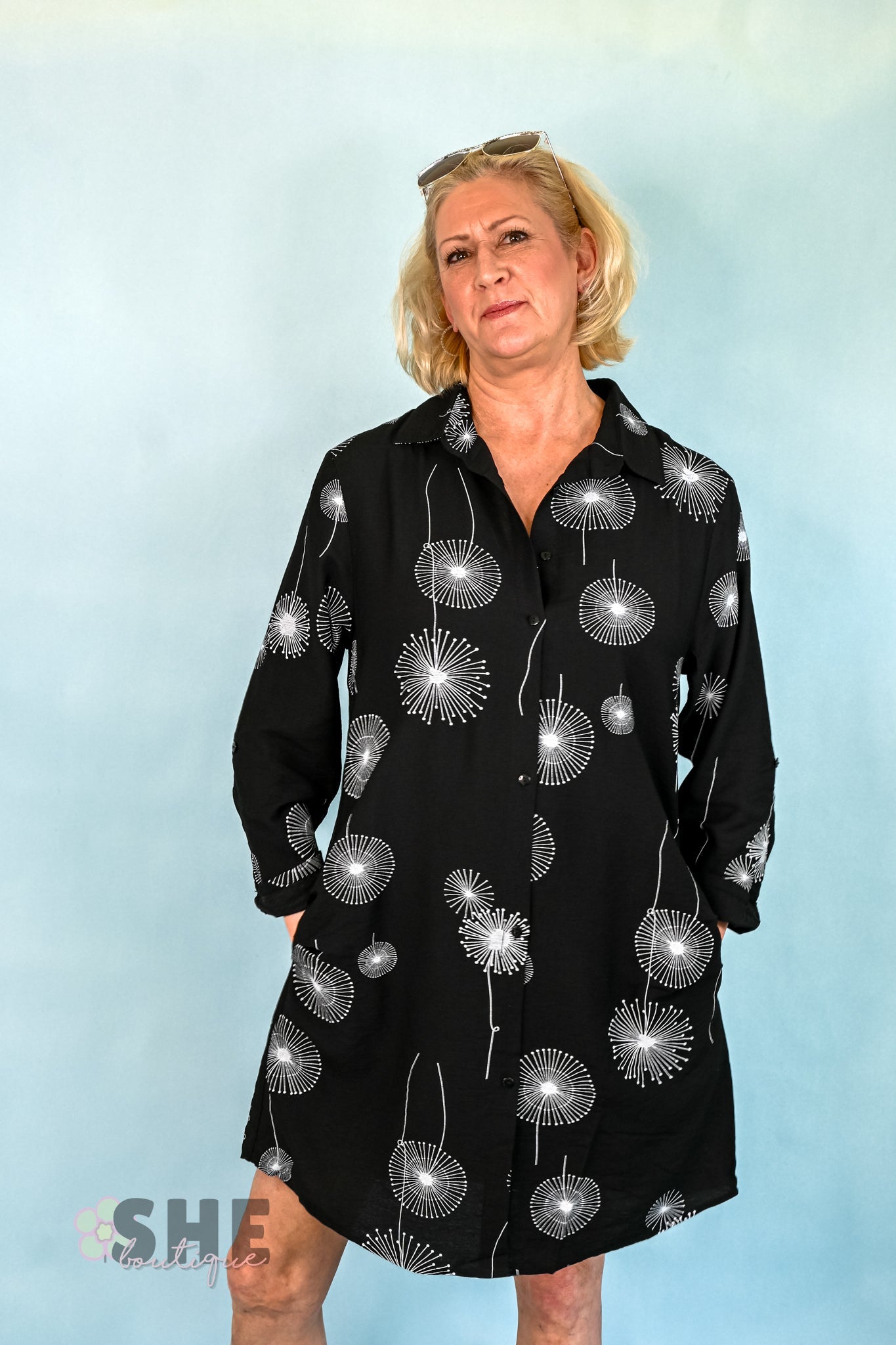 Dandelion Button Up Tunic - She Chester