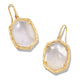 Daphne Drop Earrings Gold Ivory MOP - She Chester