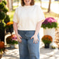 Dare to Be Off White Top - She Chester
