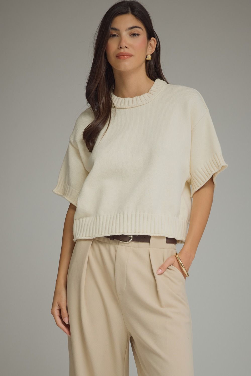 Dare to Be Off White Top - She Chester