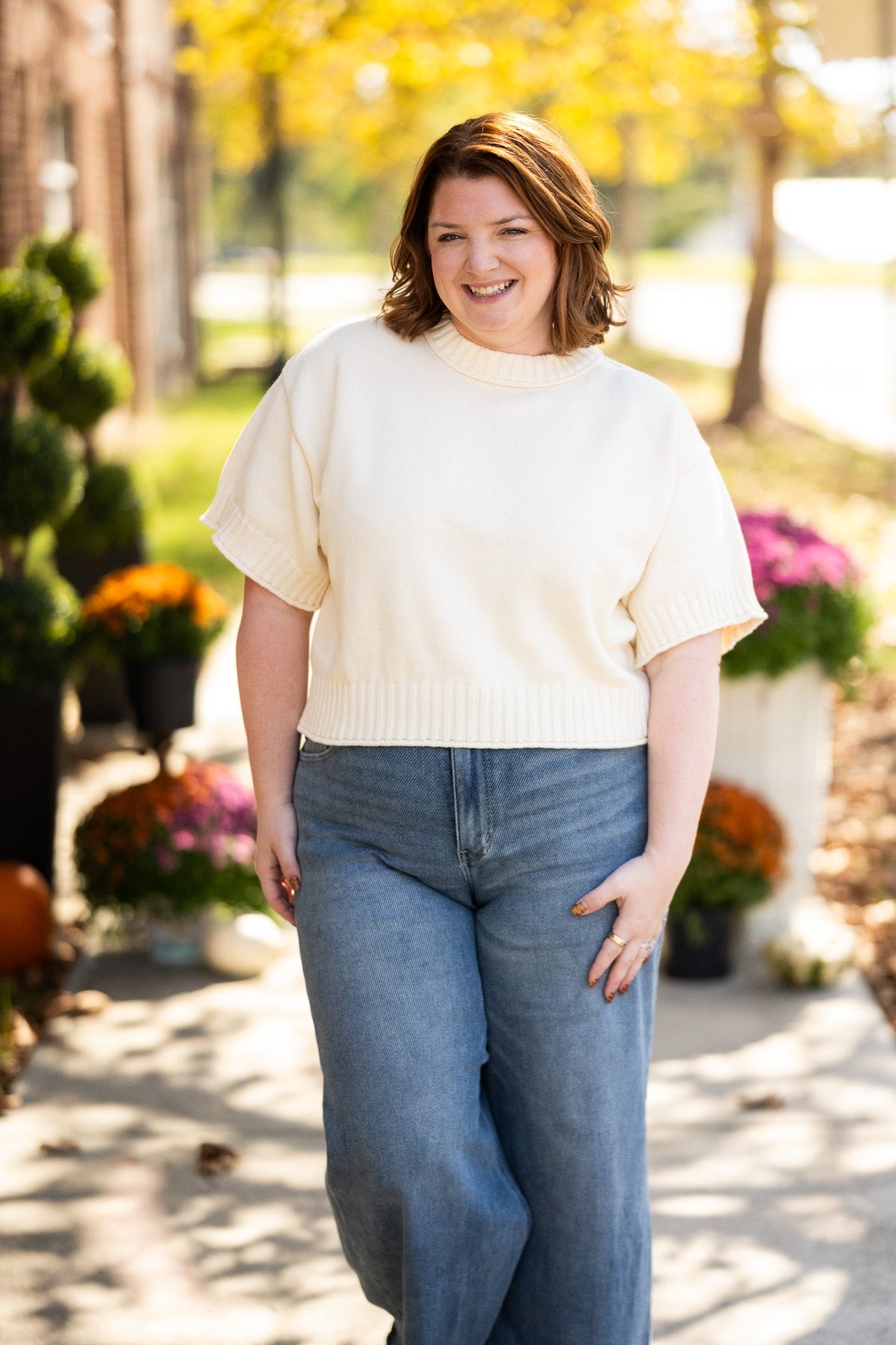Dare to Be Off White Top - She Chester