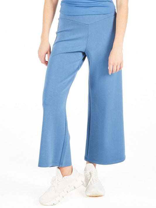 Dark Blue Flare SS Pants - She Chester