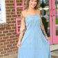 Declan Denim Midi Dress - She Chester