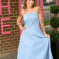 Declan Denim Midi Dress - She Chester