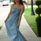 Declan Denim Midi Dress - She Chester