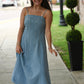 Declan Denim Midi Dress - She Chester