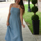 Declan Denim Midi Dress - She Chester