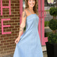 Declan Denim Midi Dress - She Chester