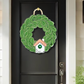Green Wreath Door Hanger