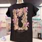 Deer Bow Camo Black SS Tee - She Chester
