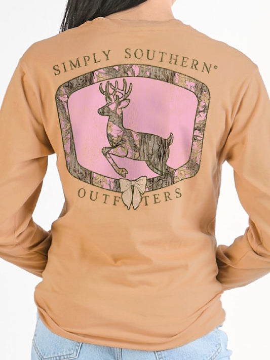 Deer Logo LS Tee - She Chester