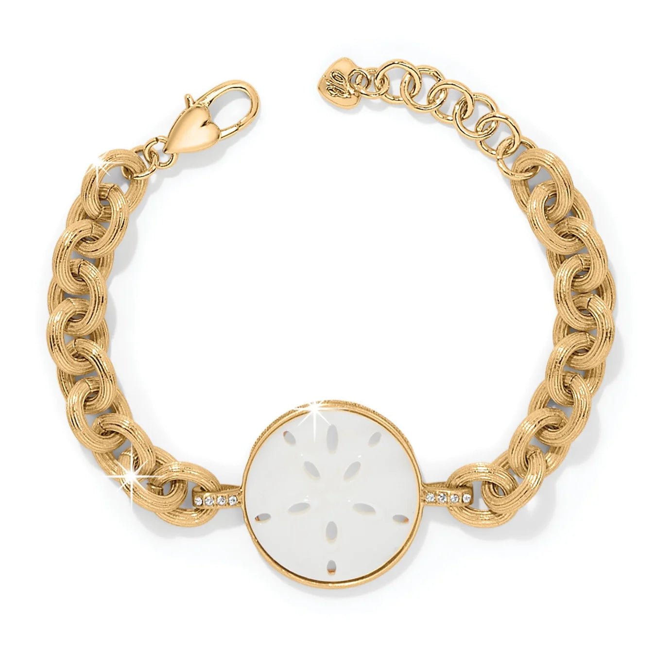 Del Mar Gold Sand Dollar Bracelet JF0336 - She Chester