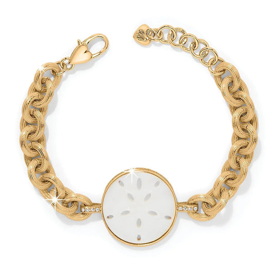 Del Mar Gold Sand Dollar Bracelet JF0336 - She Chester