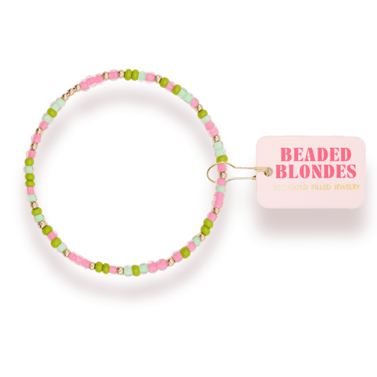 Delta Zeta Sprinkle Bracelet: Standard 6.75 inch - She Chester