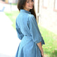 Denim Belted Dress - She Chester