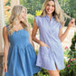 Denim Bow Back Dress - She Chester