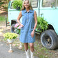 Denim Snaffle Bit Dress - She Chester