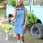Denim Snaffle Bit Dress - She Chester