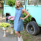 Denim Snaffle Bit Dress - She Chester