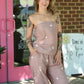 Destinee Mocha Polka Dot Pant - She Chester