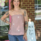 Destinee Mocha Polka Dot Top - She Chester