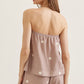 Destinee Mocha Polka Dot Top - She Chester